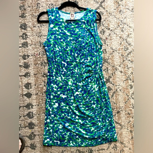 Anne Klein Size Large Sleeveless Summer Dress Colourful Feminine Vacation 10/10 - Picture 1 of 12